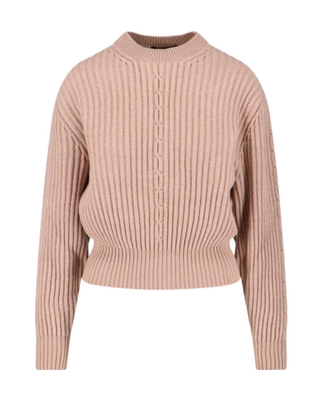 Loro Piana Pink Plane Tree Crewneck Jumper