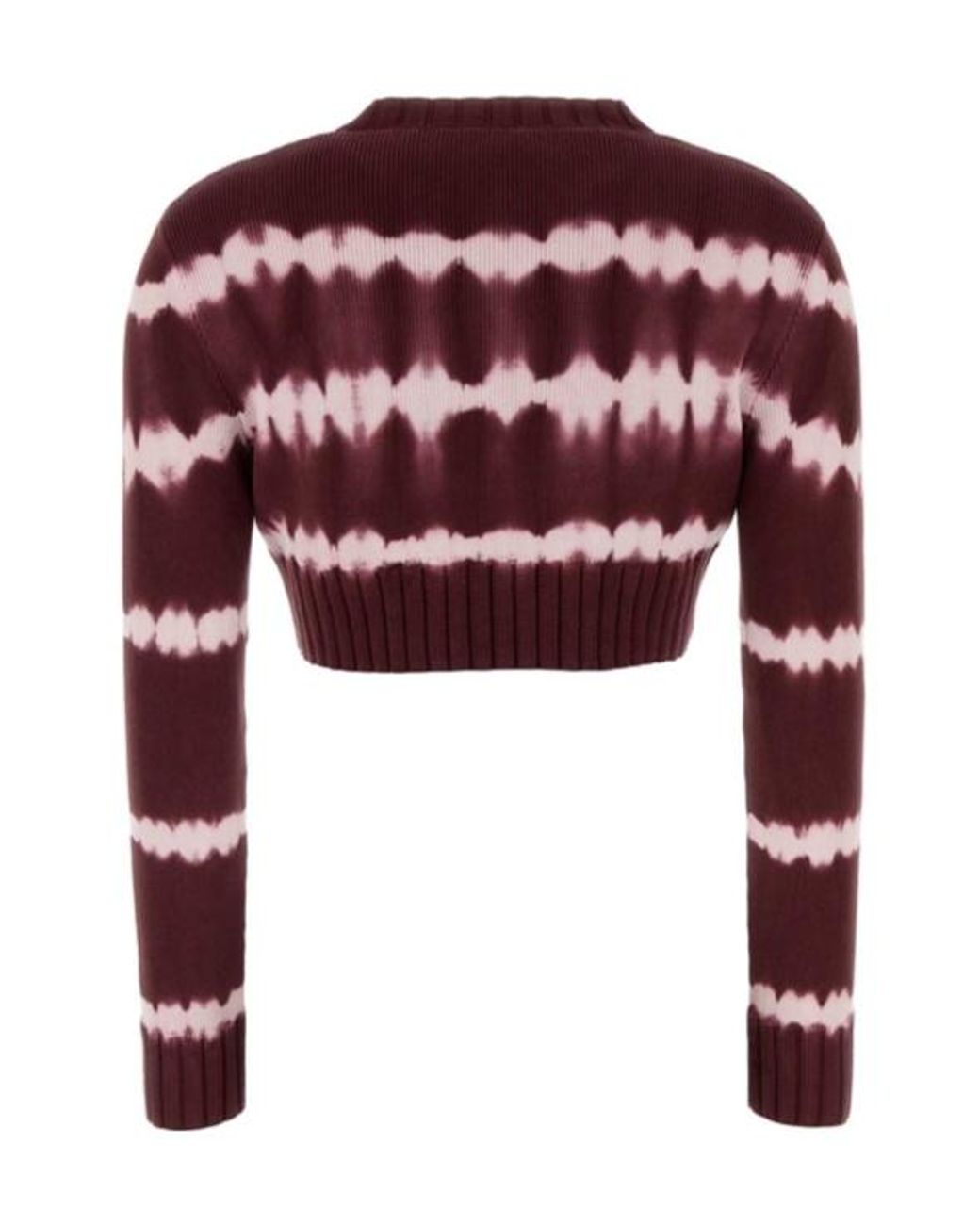 Balenciaga Red Printed Cotton Sweater