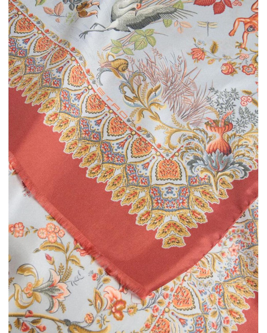 Etro Multicolor Pattern-Printed Scarf