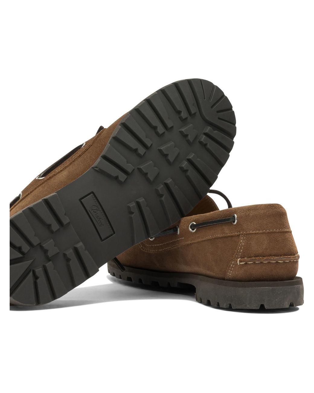 Paraboot Brown Malo Lace-Up Loafers for men