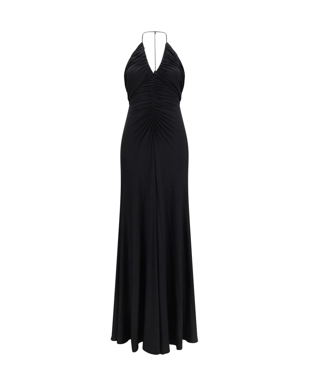 Self-Portrait Black Jersey Long Dress