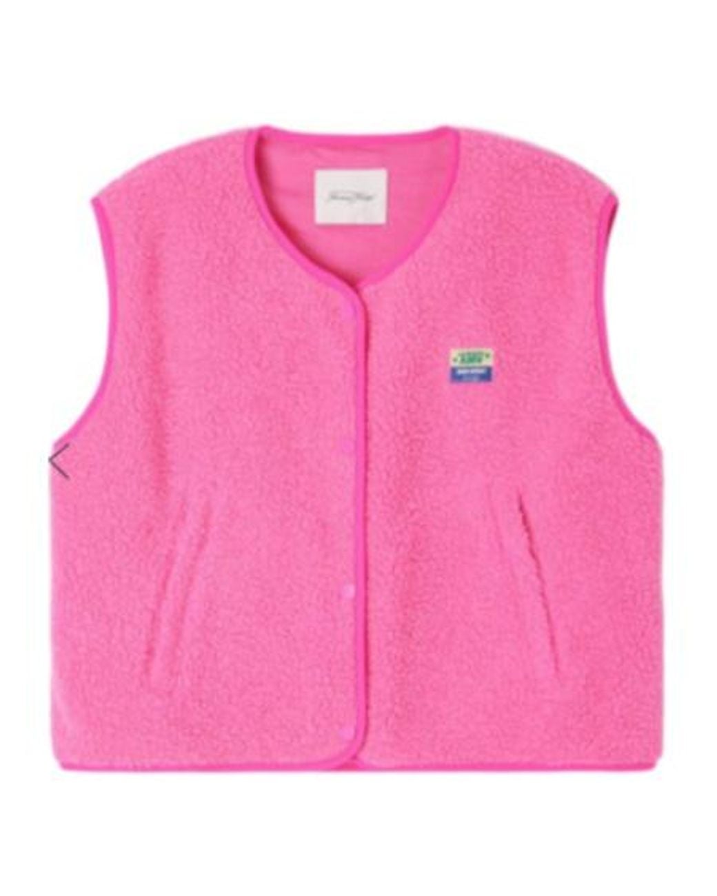 American Vintage Pink Sleeveless Vest