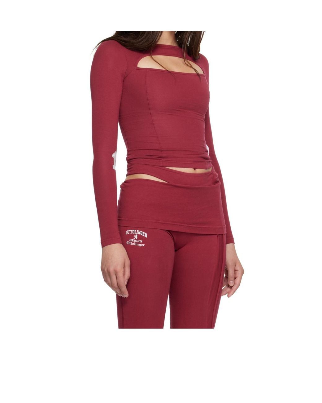 OTTOLINGER Red Long-Sleeve T-Shirt