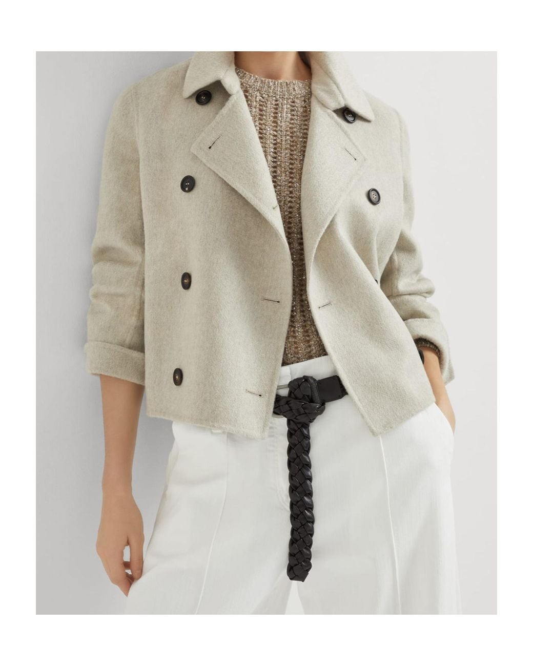 Brunello Cucinelli White Coats