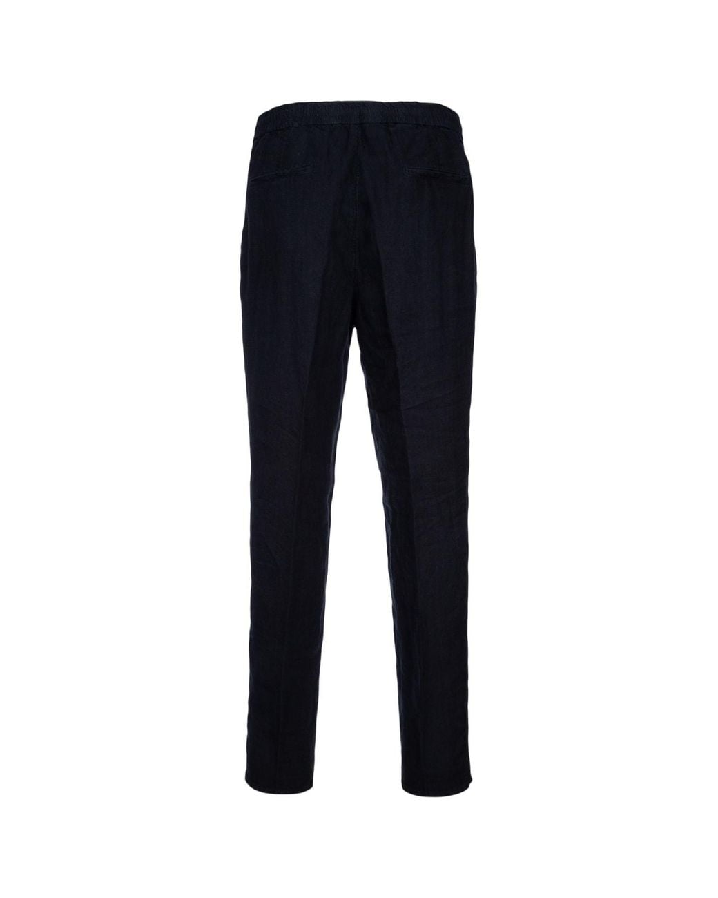 Brunello Cucinelli Blue Elasticated Waistband Drawstring Pants for men