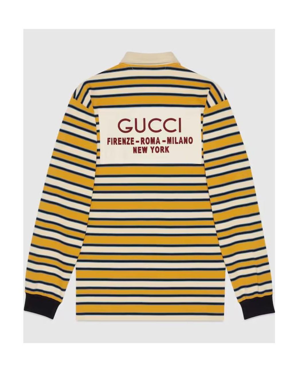 Gucci Multicolor Striped Polo Shirt for men