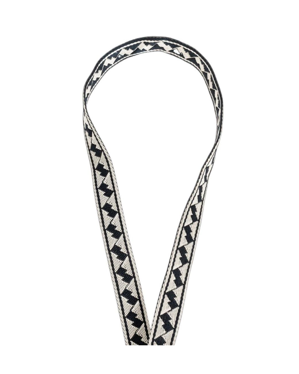 Versace White Patterned Lanyard Keyring for men