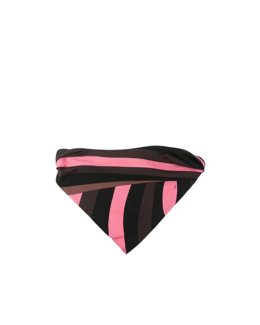 Emilio Pucci White Twill Square Scarf