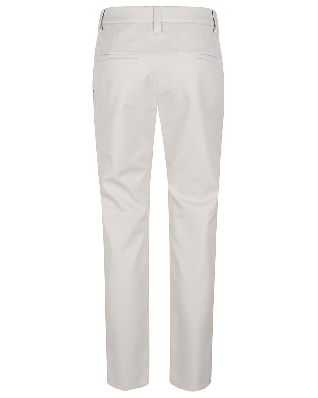 Brunello Cucinelli Gray Tapered Tailored Pants