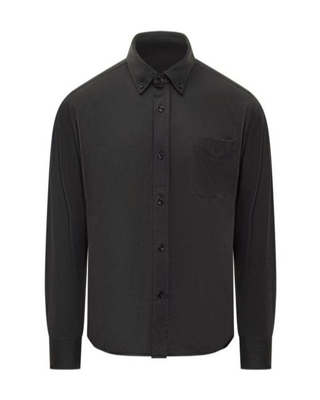 Tom Ford Blue Long Sleeved Buttoned Shirt for men