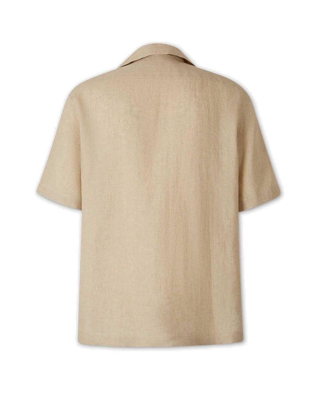 Lardini Natural Short-Sleeved Shirt for men