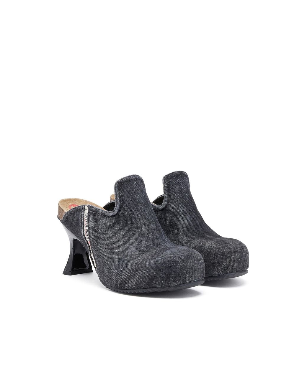 DIESEL Blue D-Woodstock-Denim Mules
