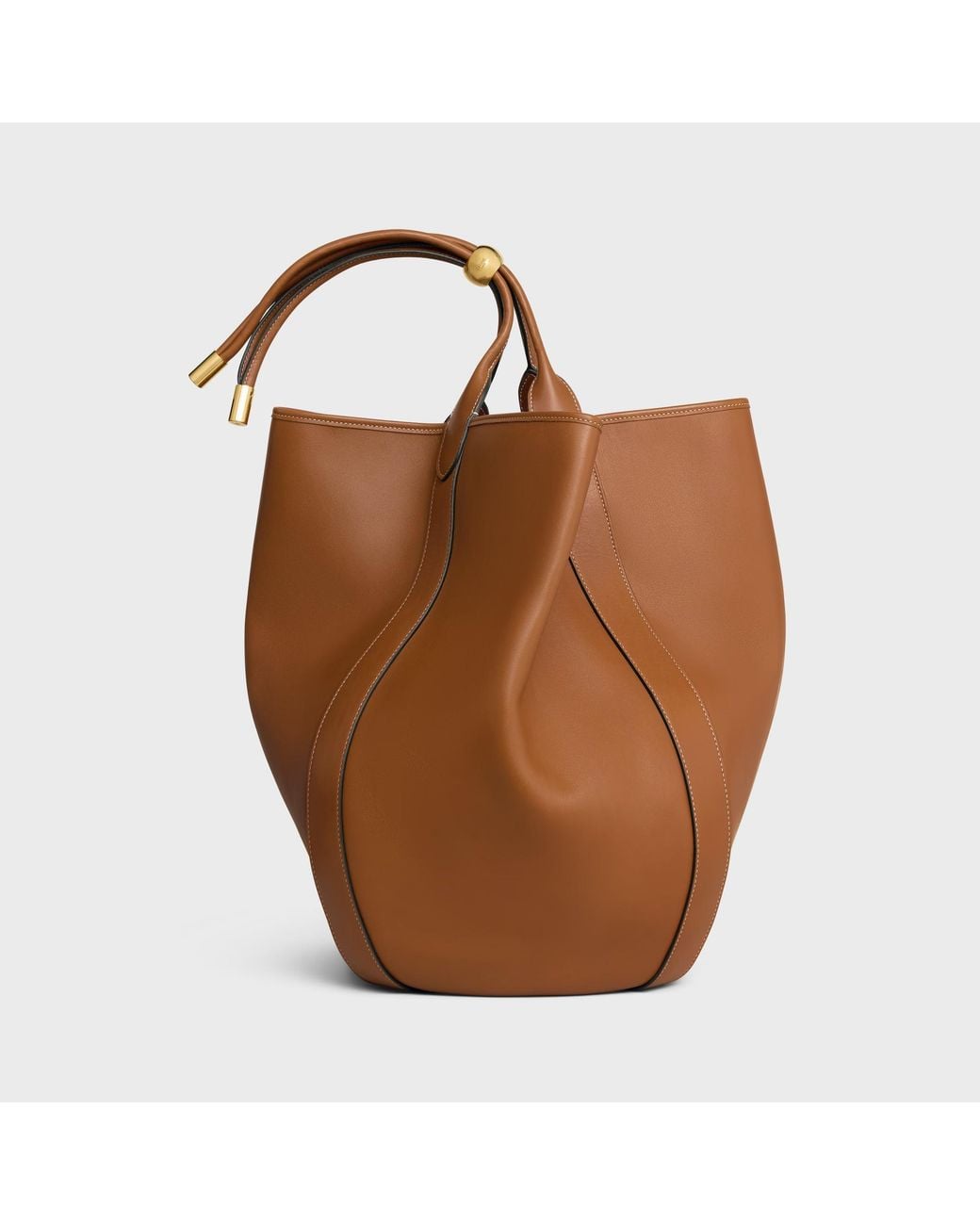 Céline Brown Drop Bucket