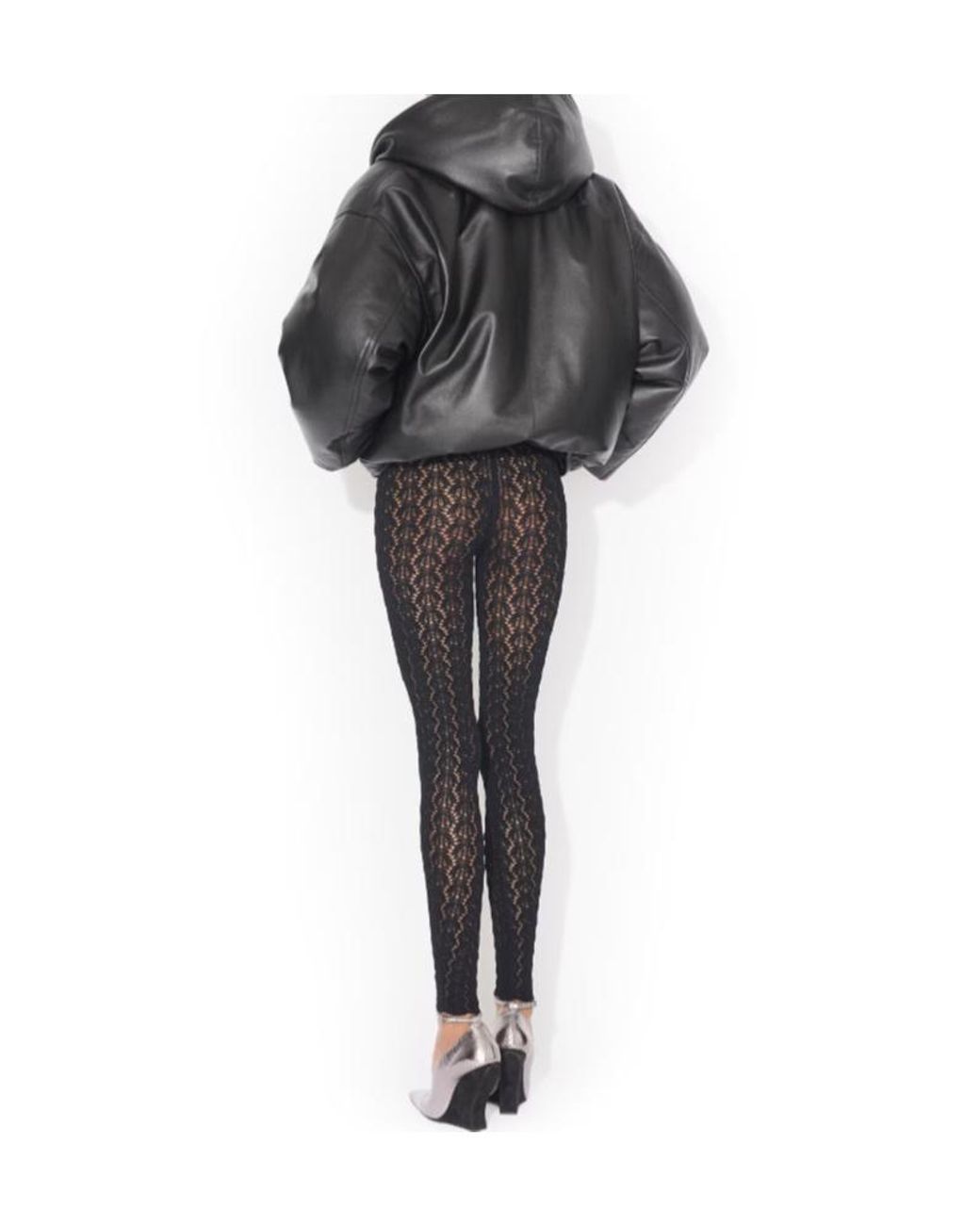 Alaïa Black Alaïa Stretch Lace Catsuit