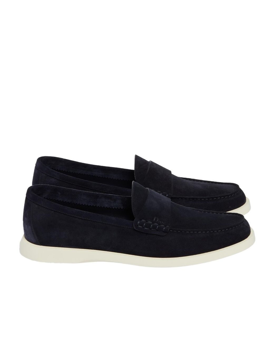 Dior Black Round-Toe Loafers for men