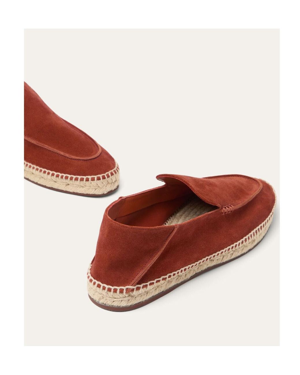 Loro Piana Red Seaside Walk Espadrille for men