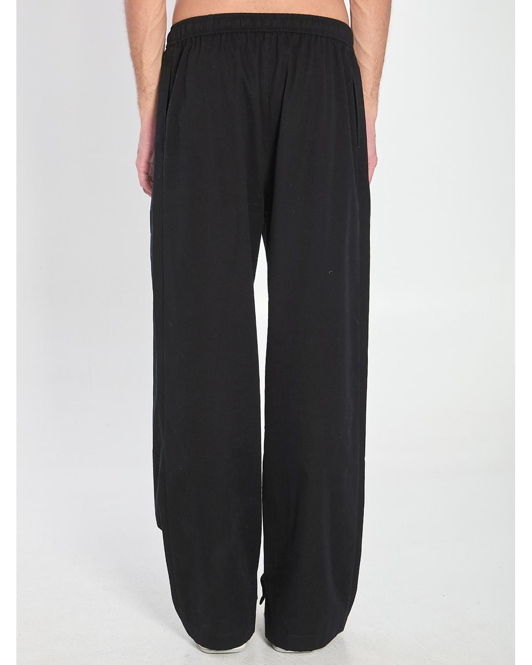 Céline Black Drawstring Trousers for men