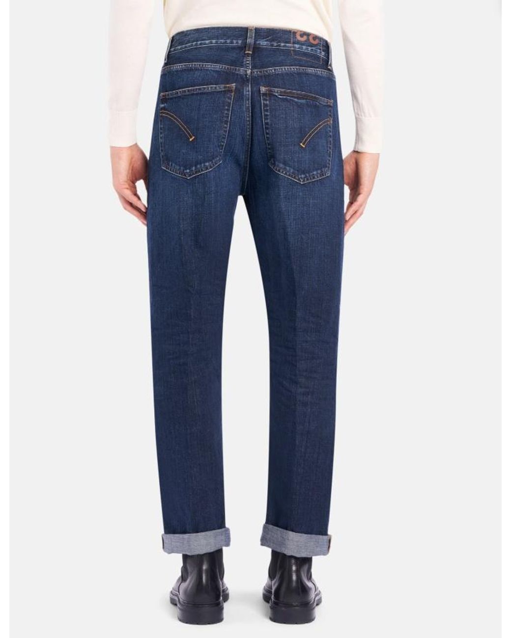 Dondup Blue Ervin Loose Fit Jeans for men