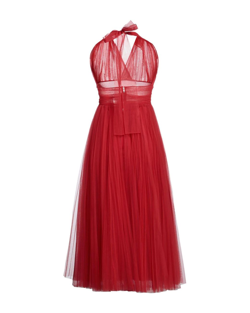 Dolce & Gabbana Red Midi Dress