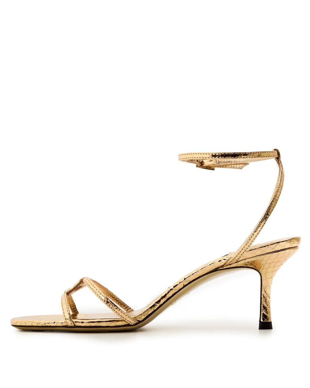Jimmy Choo Metallic Leo High-Heeled Sandals
