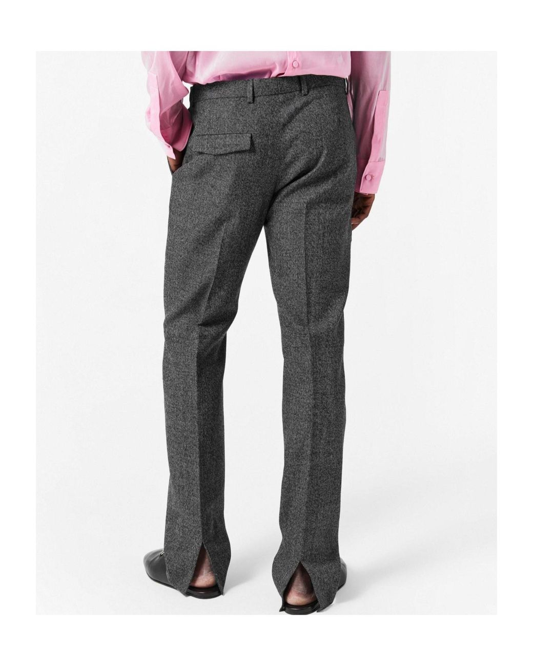 Gucci Black Straight Leg Trousers for men
