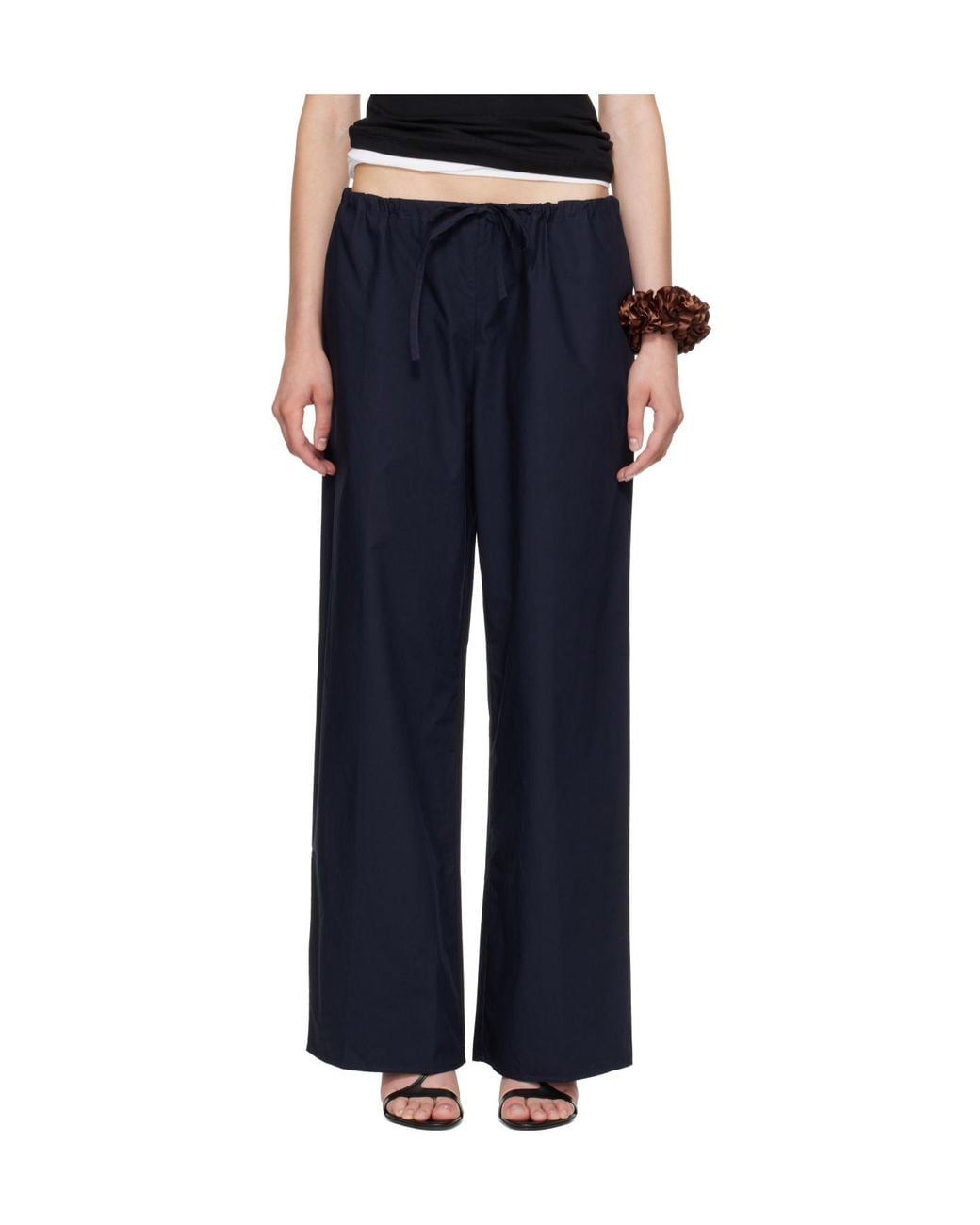 Flore Flore Blue Josephine Full-Length Trousers