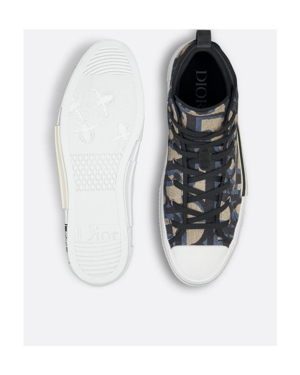 Dior Blue Homme B23 High-Top Sneakers for men