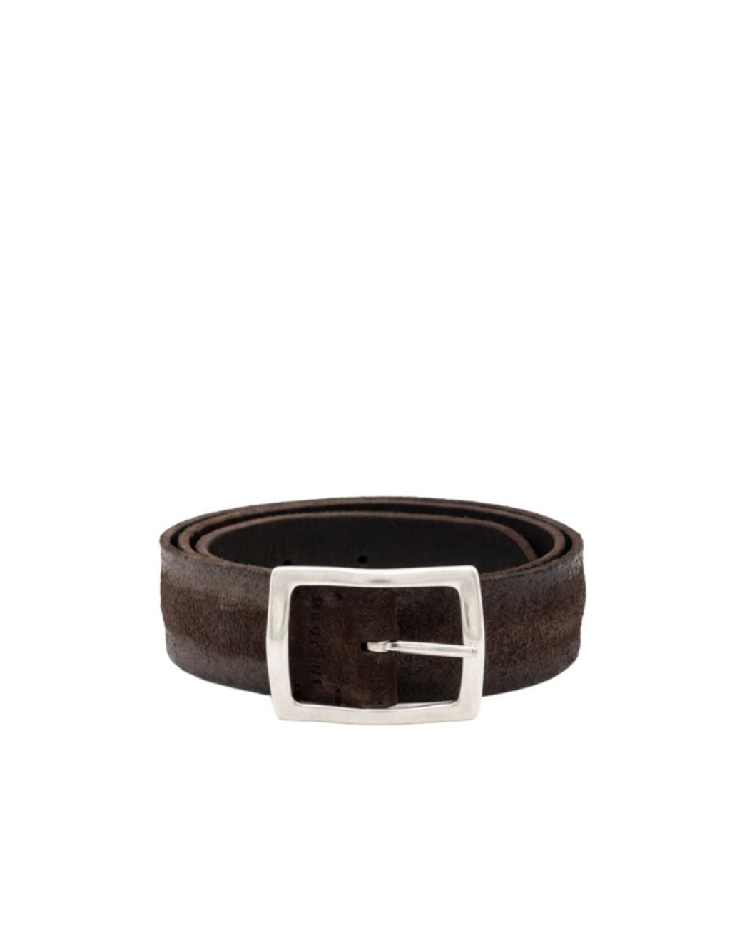 Orciani Black Buckle Belt for men