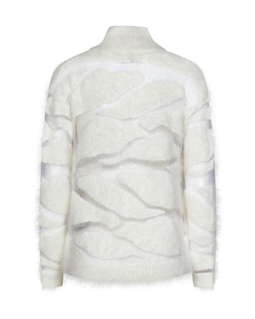 Tom Ford White V-Neck Knitted Jumper