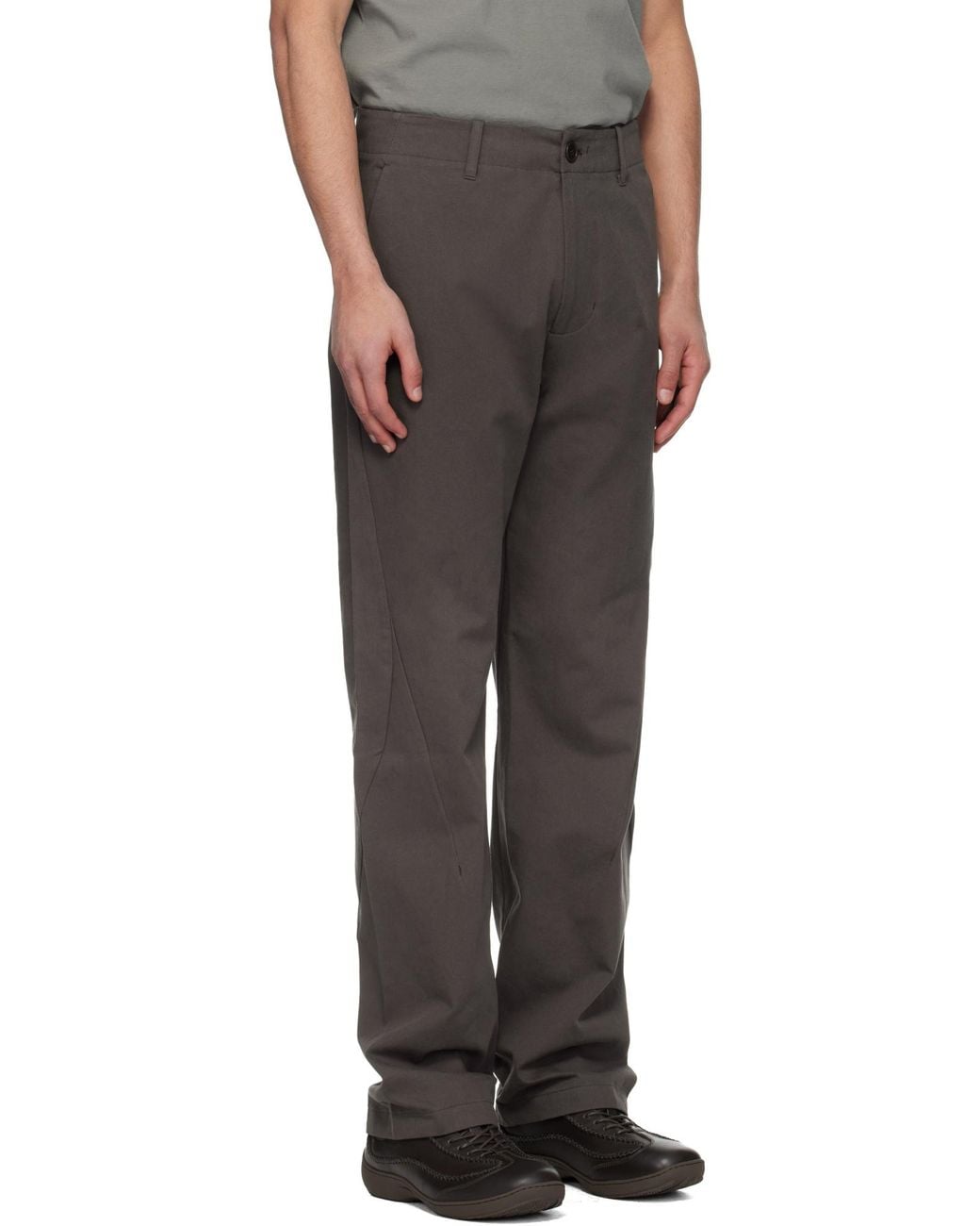 Post Archive Faction PAF Black Casual Pants With Belt Loops for men