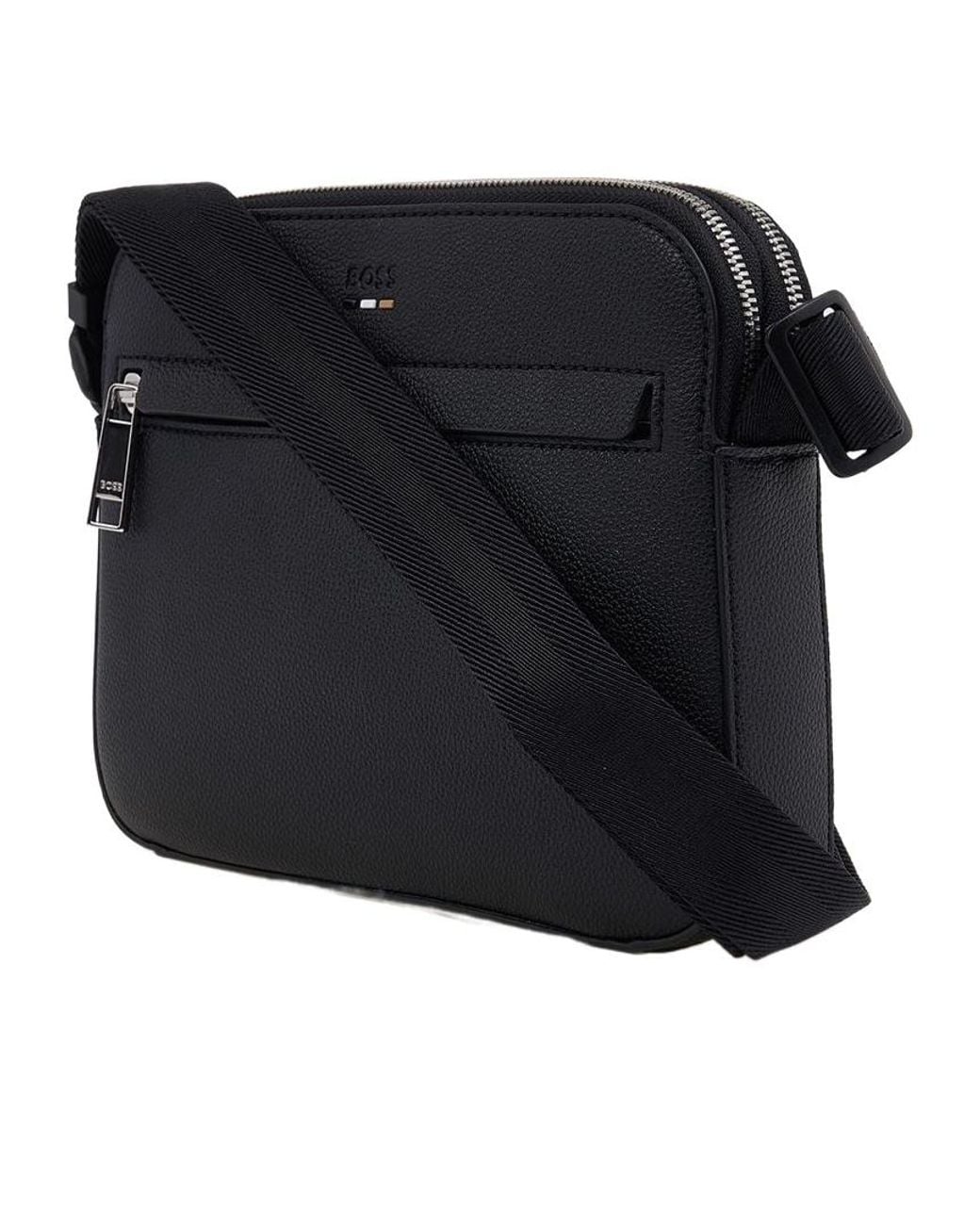 Boss Black Boss Ray Double Zip-Up Crossbody Bag for men