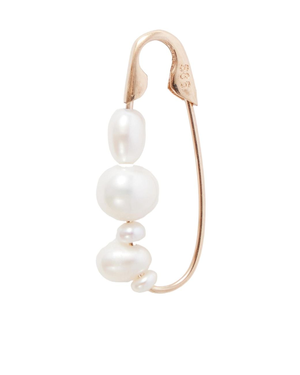 Loren Stewart White 14-Karat Pearl Earring