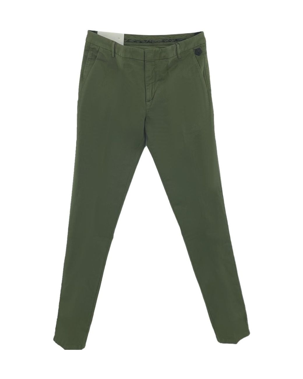 KENZO Green Belt-Loop Casual Trousers for men