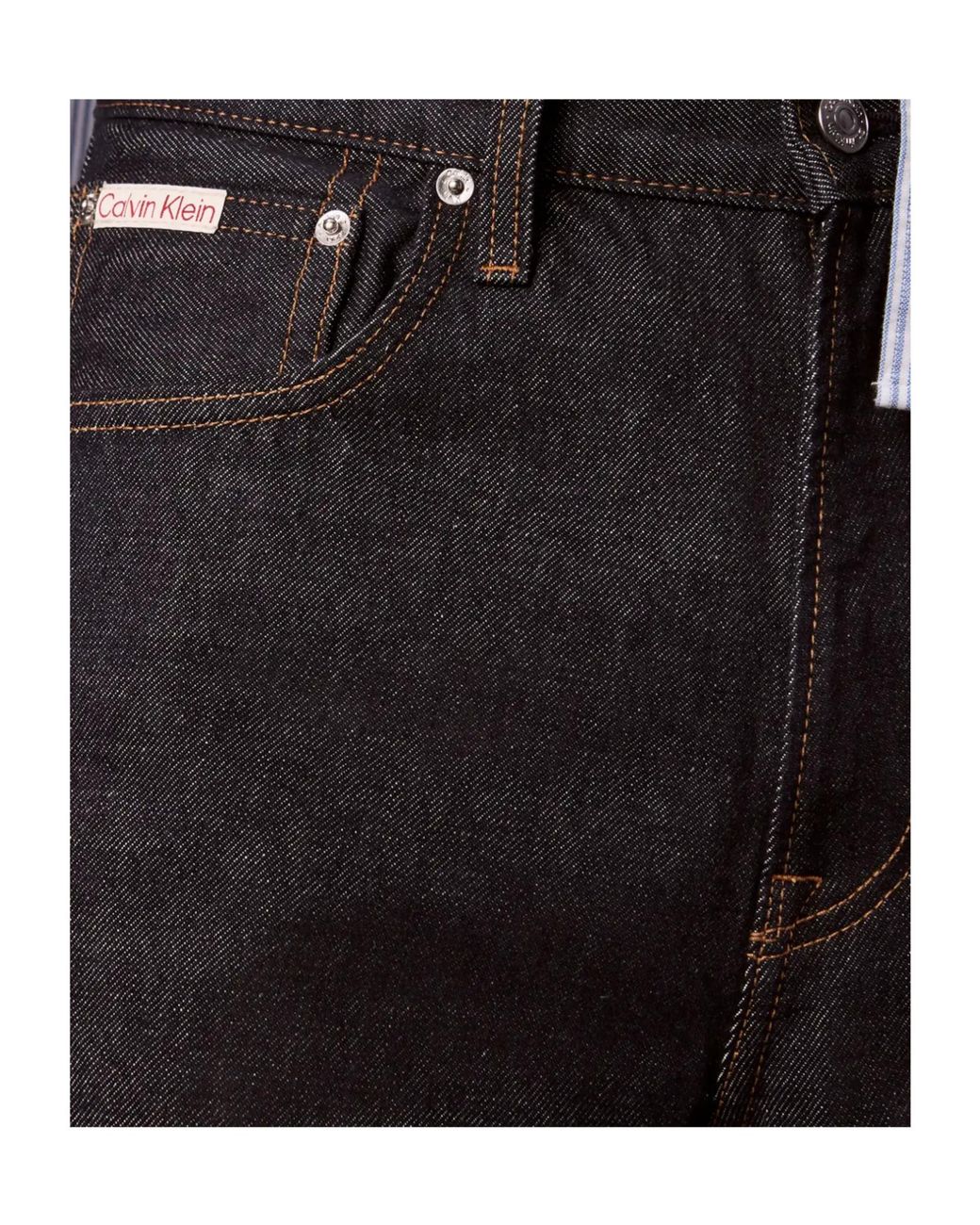 Calvin Klein Blue Rinze Regular-Fit Jeans for men