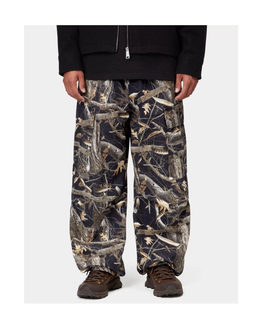 Carhartt Gray Relaxed Cargo Pants for men