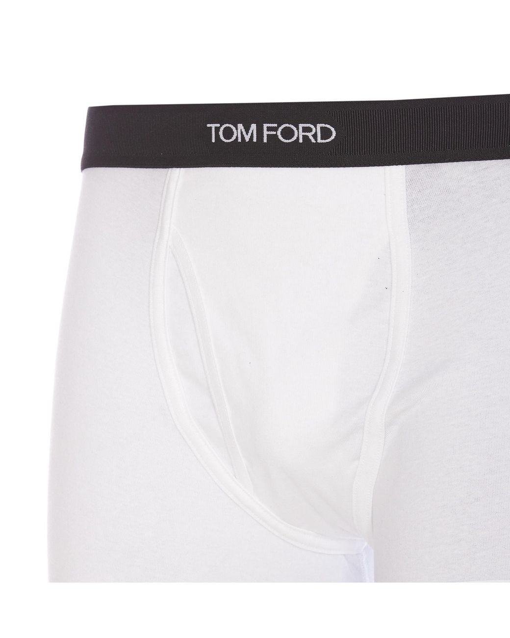 Tom Ford Black Logo Waistband Pack Of Two Boxers for men