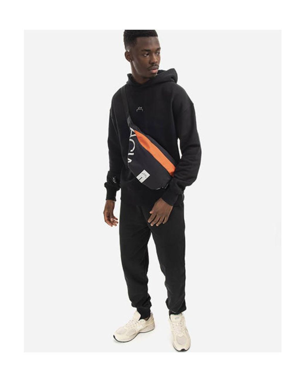 A_COLD_WALL* White Stria Tech Logo Belt Bag for men