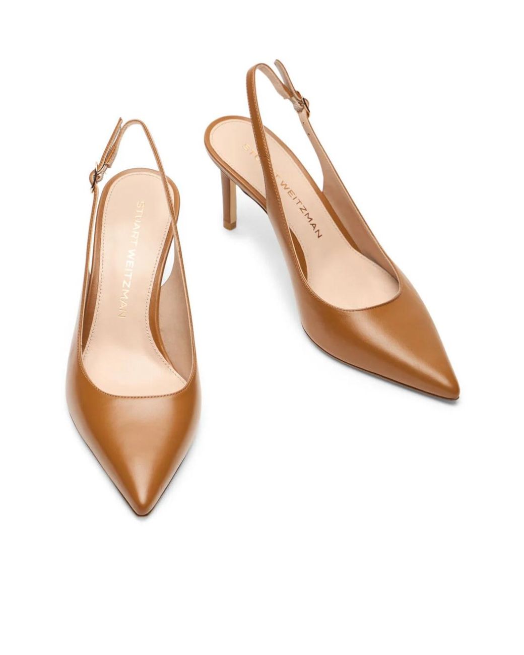 Stuart Weitzman Brown Stuart Power Slingback 75