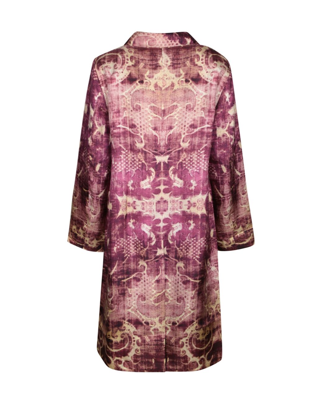 Pierre Louis Mascia Red Cialdas Patchwork Coat