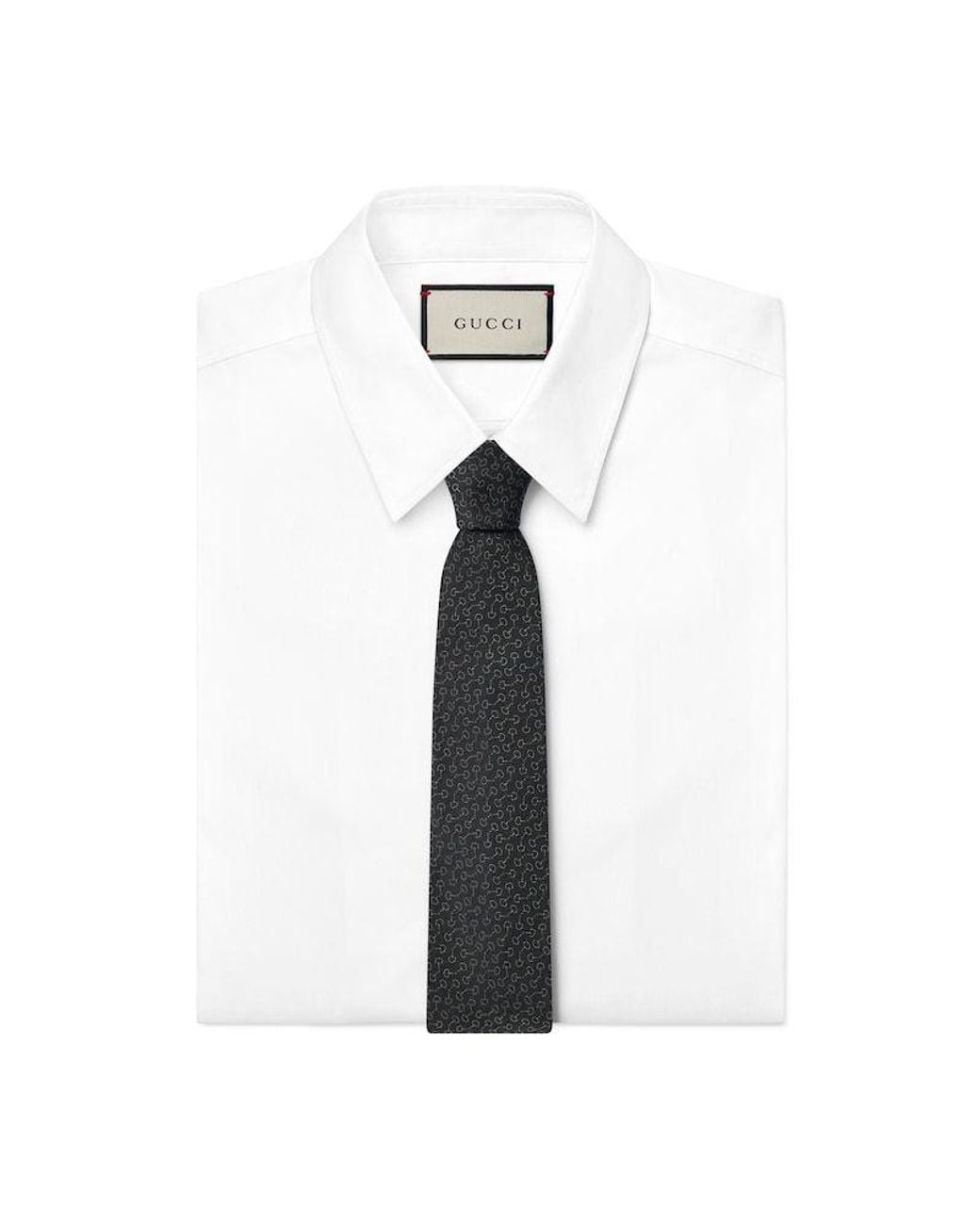 Gucci Multicolor Jacquard Embroidered Tie for men