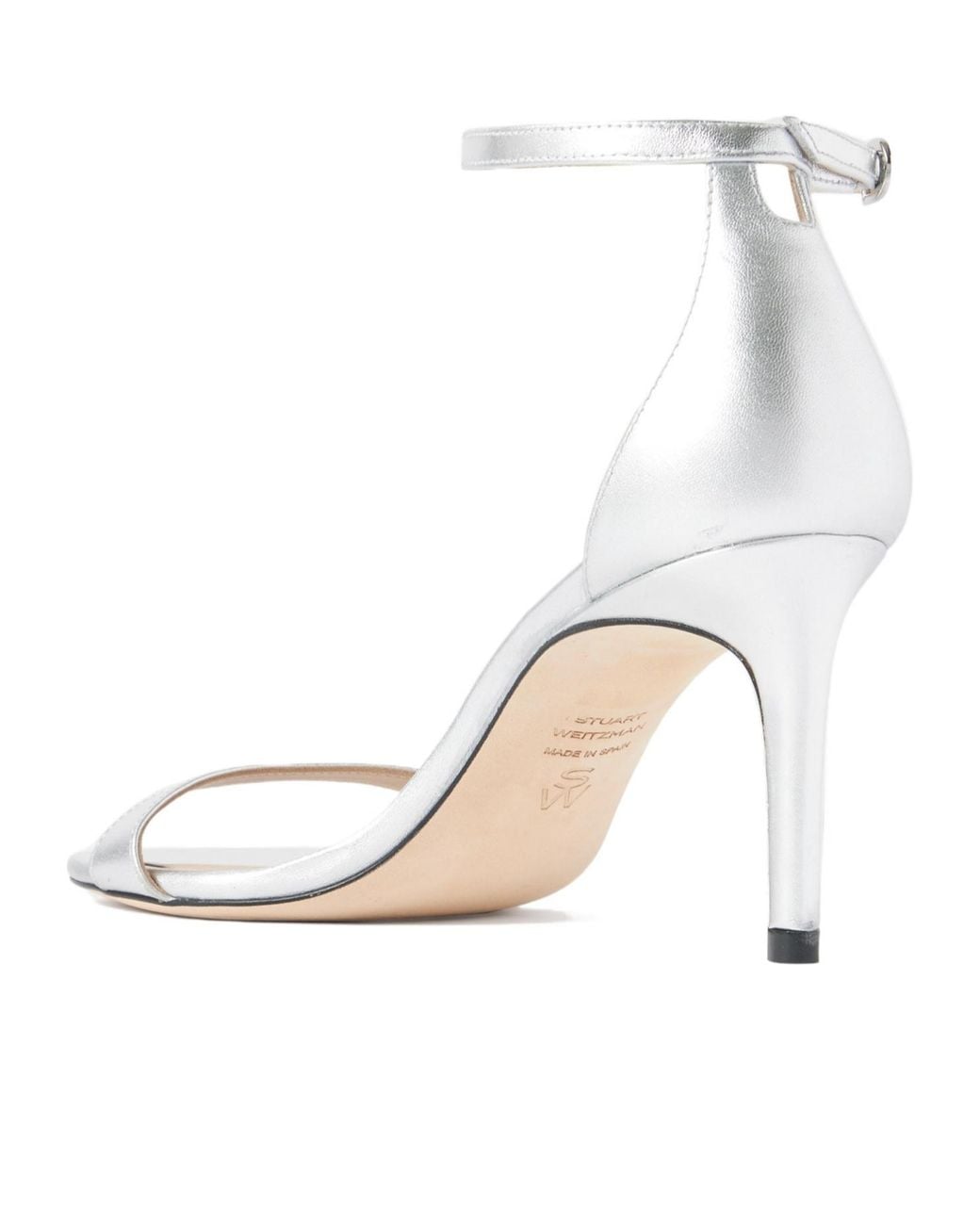 Stuart Weitzman White Leather Shoes
