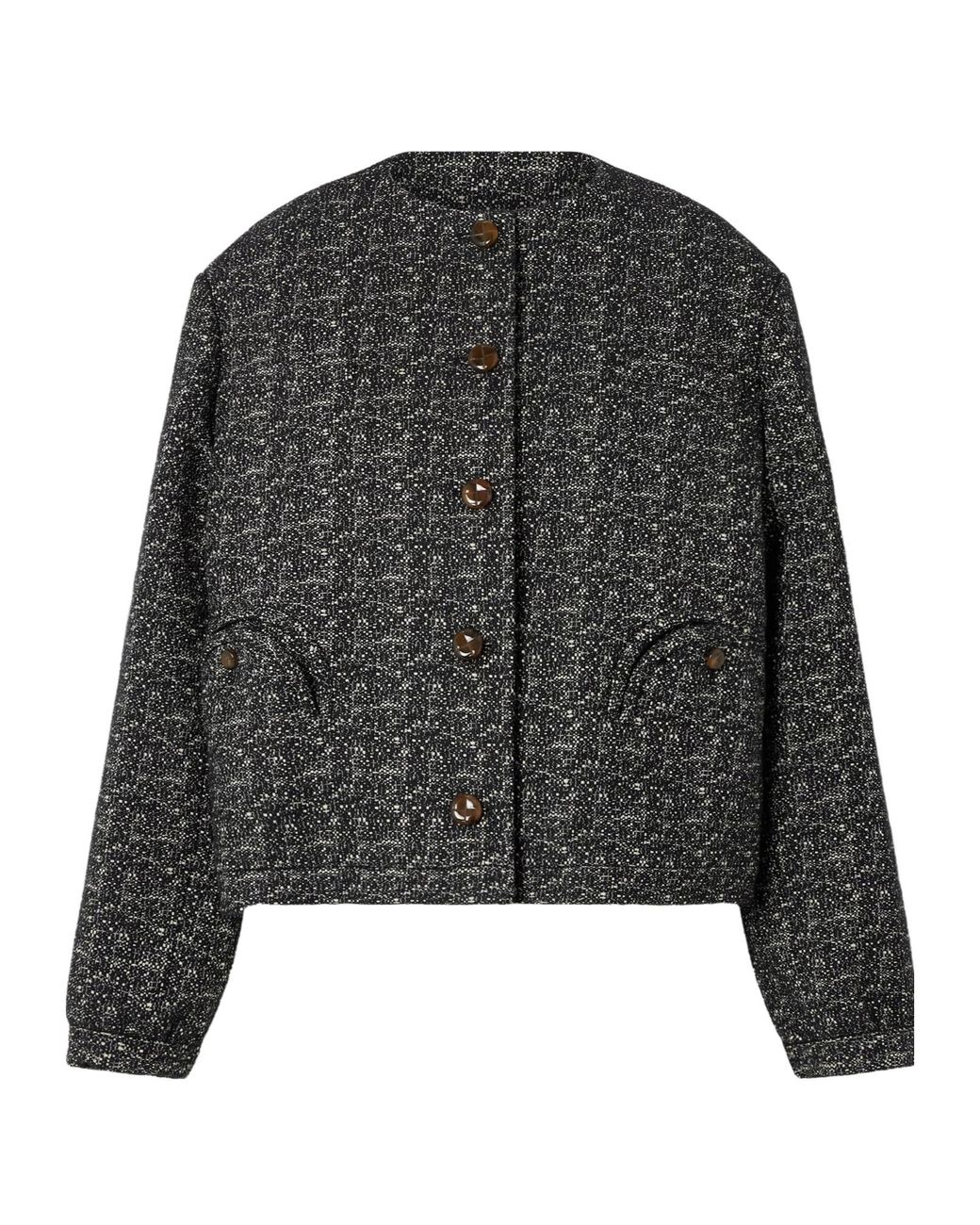 Blazé Milano Black Antalya Gliss Tweed Jacket