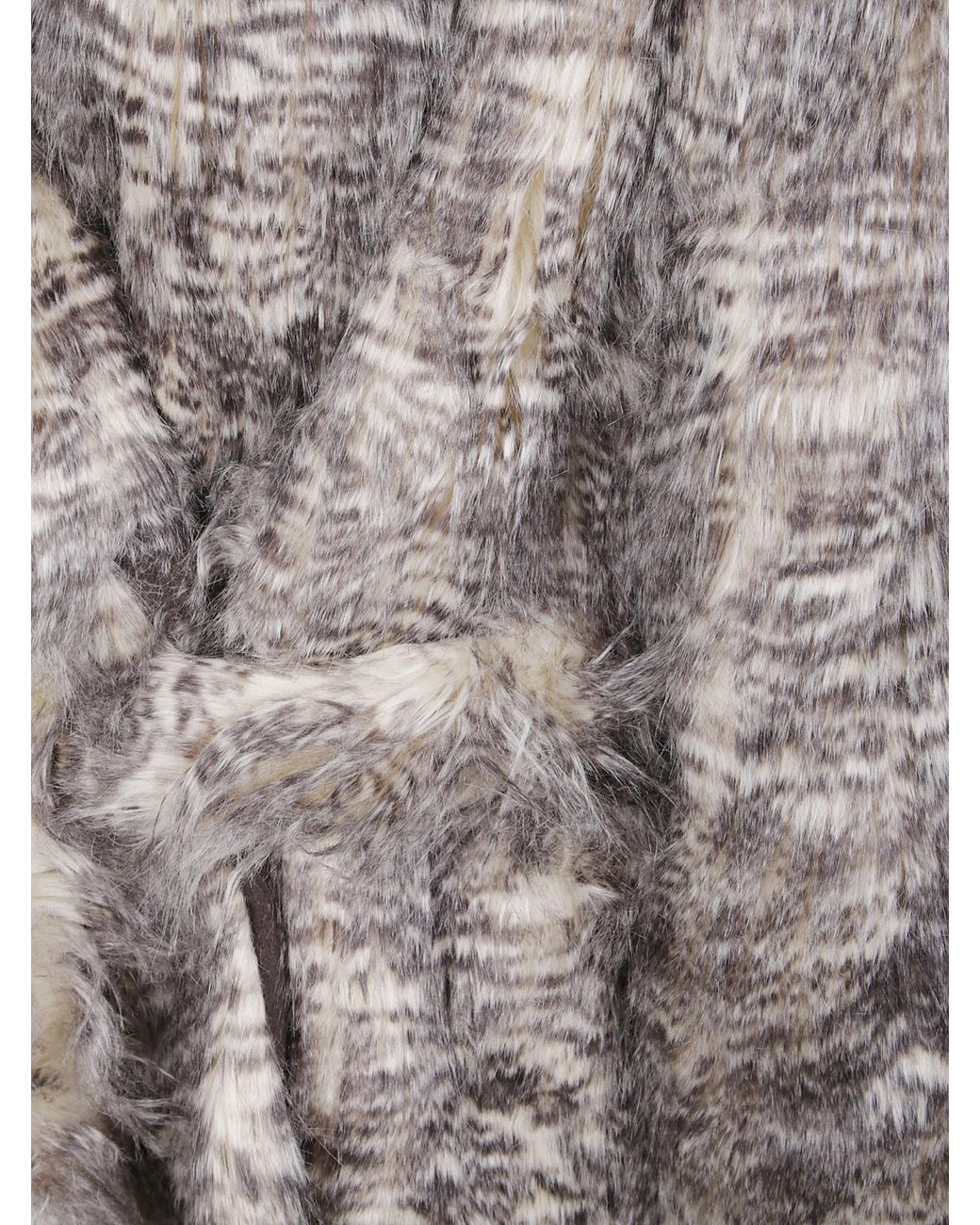 Entire studios Gray Belted Shearling Coat