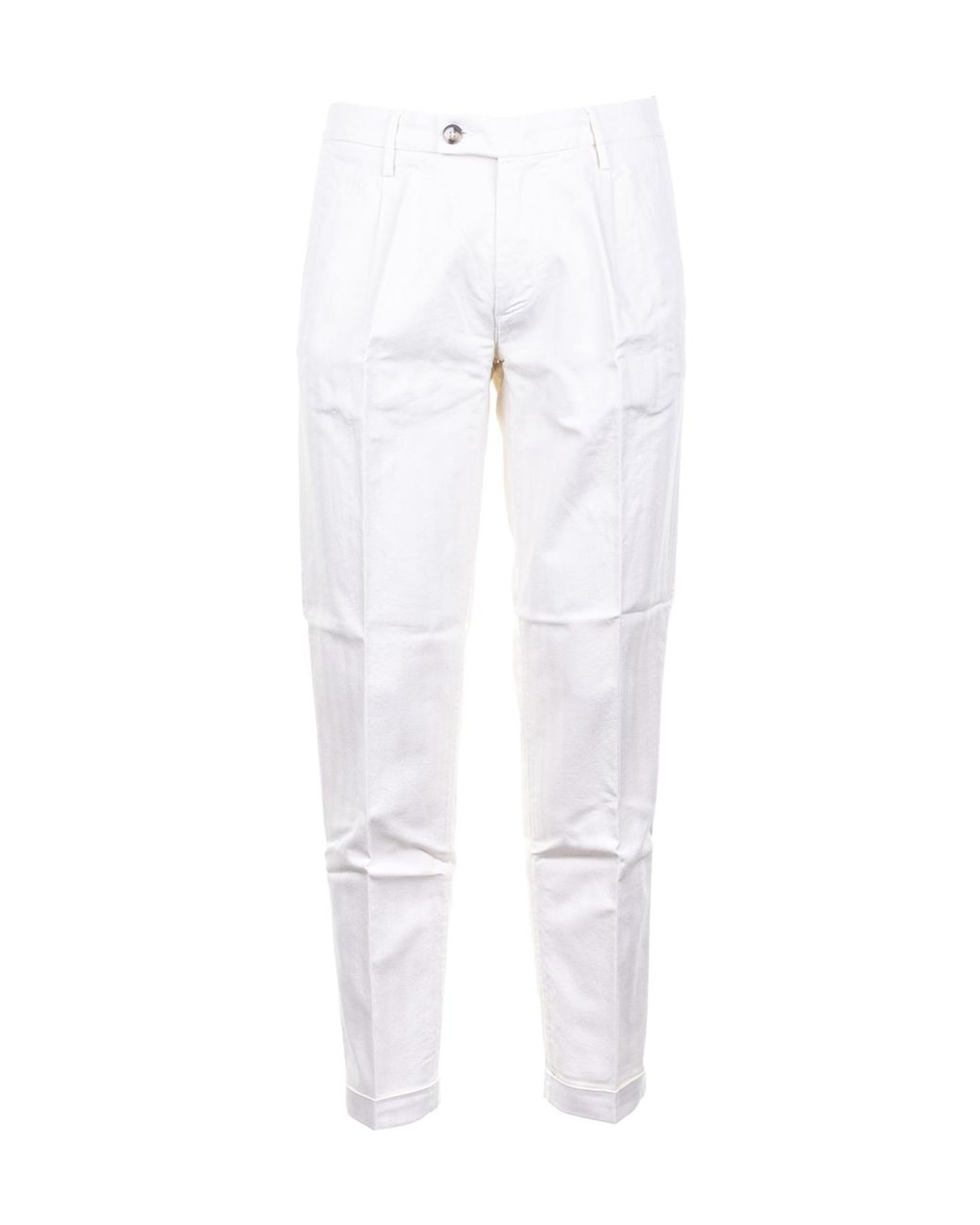 Re-hash White Belt-Loop Casual Pants for men
