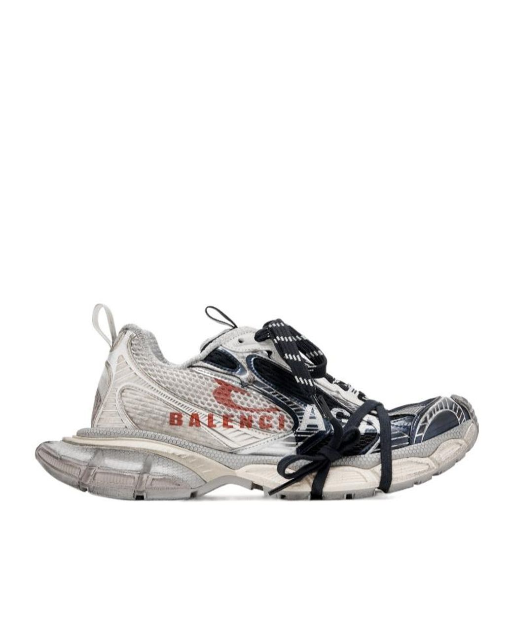 Balenciaga White 3Xl Split Logo Sneakers for men