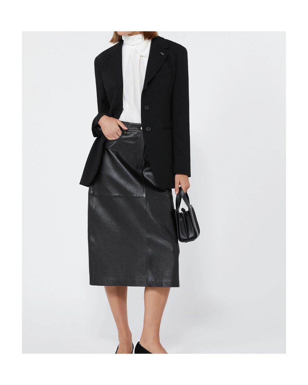 Max Mara Black Lampada Single-Breasted Blazer