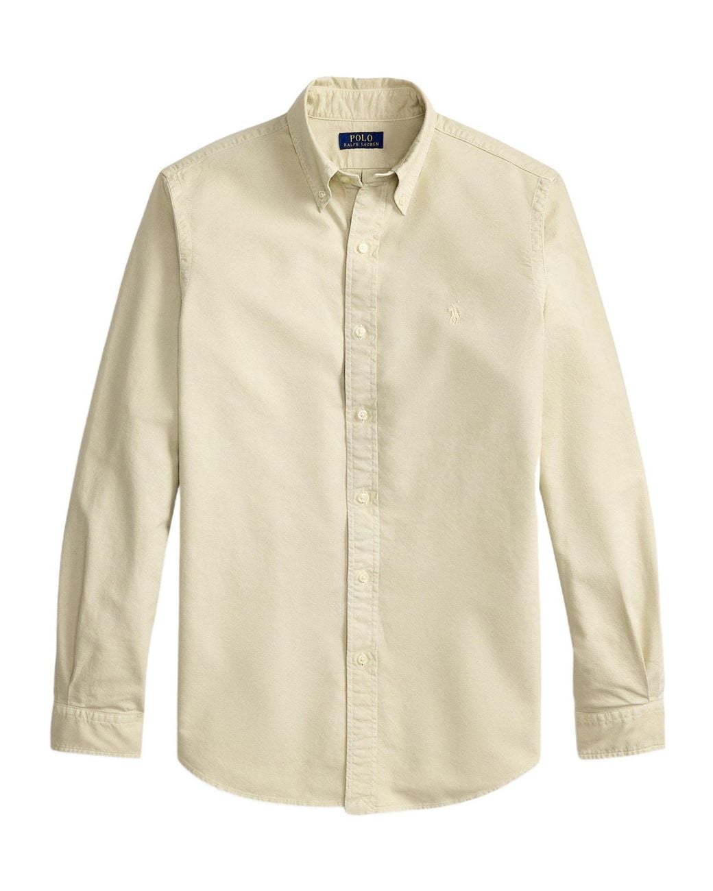 Polo Ralph Lauren Natural Slim Fit Oxford Long Sleeve Shirt for men