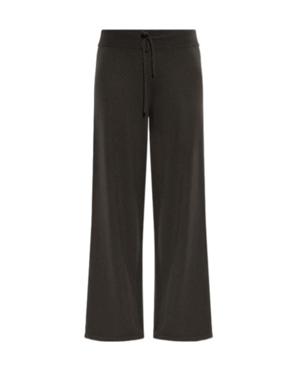 Lisa Yang Black Sofi Drawstring Knitted Trousers