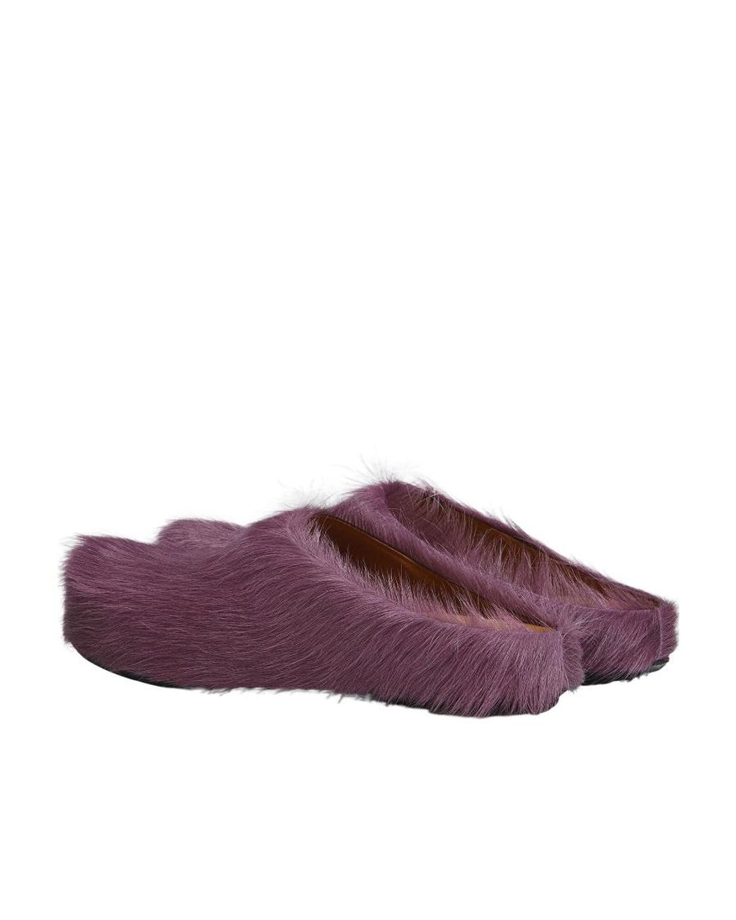 Marni Red Fussbett Slip-On Flat Mules for men