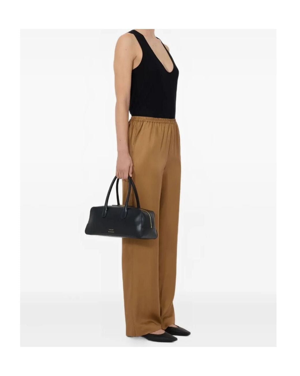Loulou de Saison Brown Alera Straight-Leg Casual Trousers